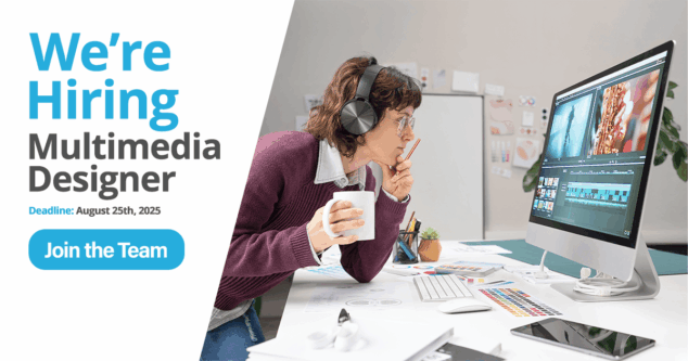 we are hiring Multimedia Designer job opening