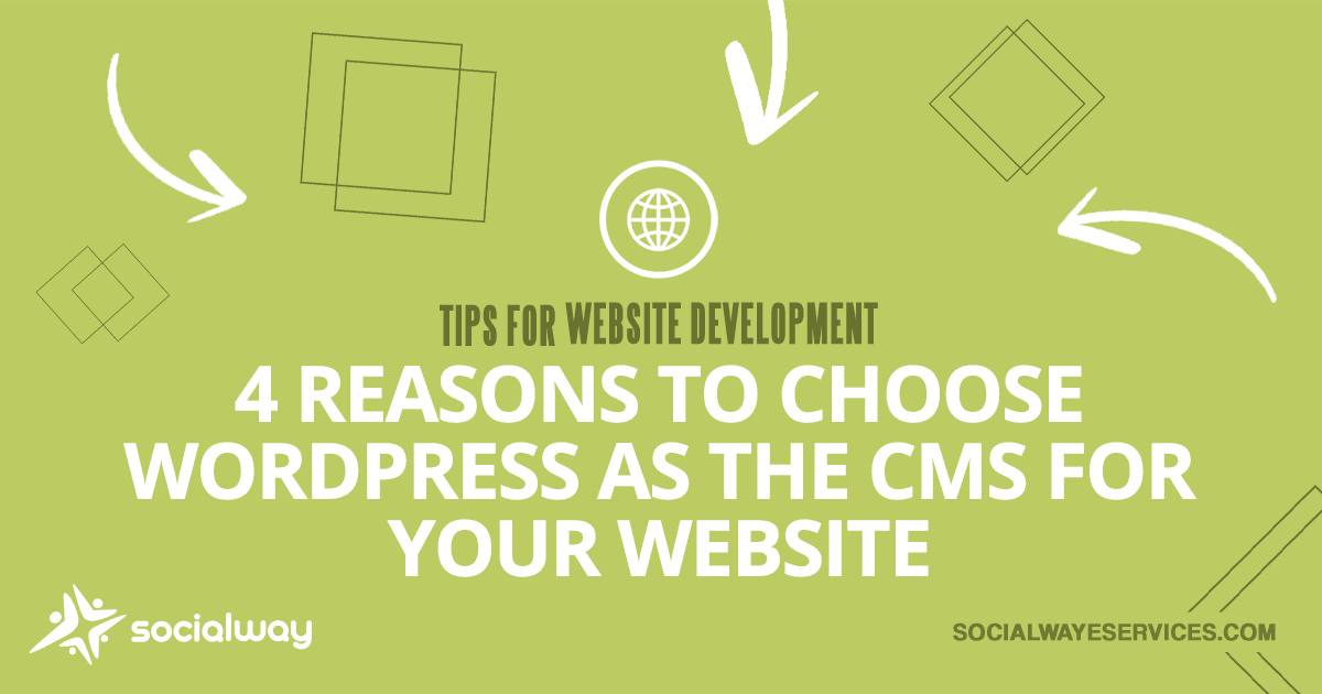 four reasons to choose wordpress as the cms for your website